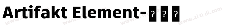 Artifakt Element字体转换 Artifakt Element字体转换